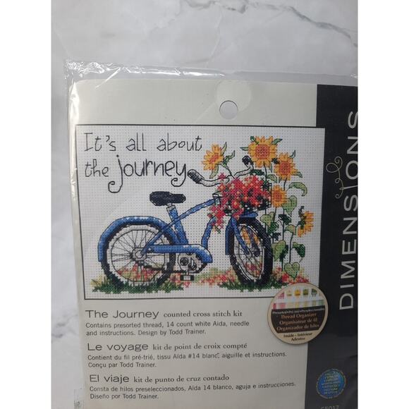 Dimensions Cross Stitch Kit - Blue and Orange - Picture 2 of 5